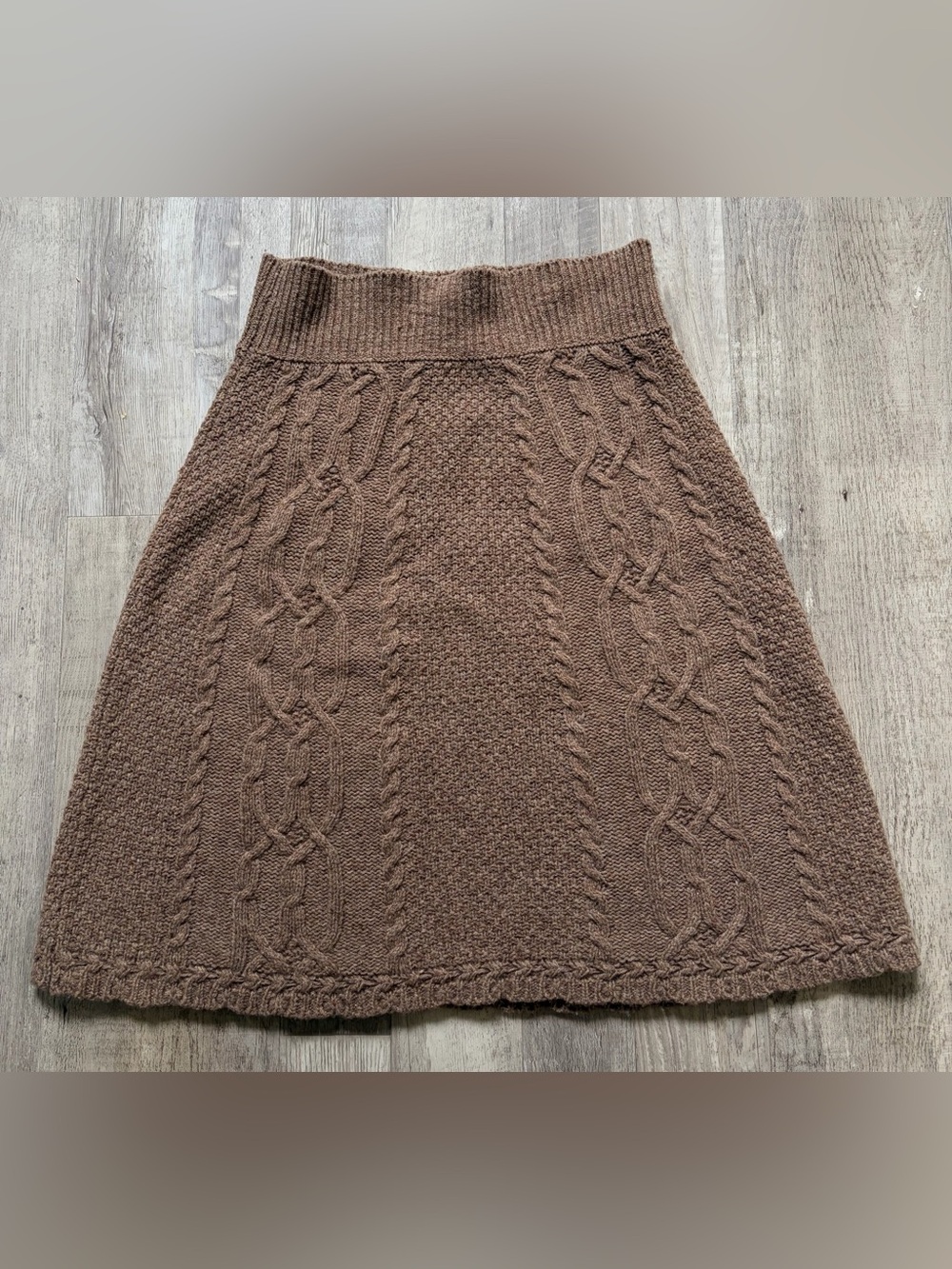 Anthropology Moth A-Line Sweater Skirt
